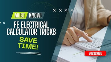 FE Electrical Ep 2: Casio FX-115ES Plus Calculator Tricks for Faster FE Exam Solving