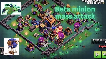 Beta minion🌳drop ship🎈massive attack💯 #clashofclans #builderbase #attack #strategy #dropship #battle
