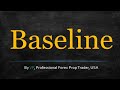 Forex Baseline - We Go Deep - YouTube