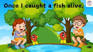 1,2,3,4,5 Once I Caught a Fish Alive|Number rhymes|English Nursery rhymes| Kids songs #wonderwowkidz