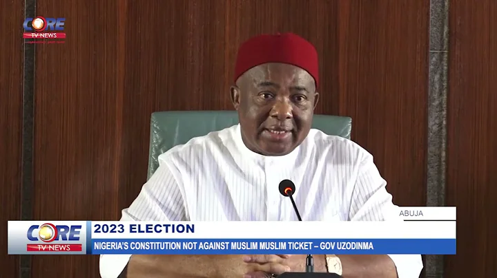 2023 ELECTION: NIGERIA’S CONSTITUTION NOT AGAINST MUSLIM/MUSLIM TICKET – GOV UZODINMA