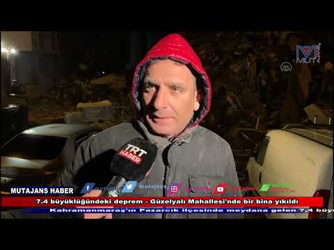 7.4 büyüklüğündeki deprem