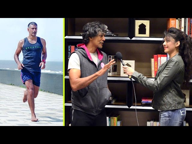 Milind Soman reveals what happens to his feet when he runs barefoot. See  post - India Today