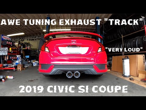 10TH GEN CIVIC SI GETS AWE TUNING "TRACK EXHAUST" INSTALLED