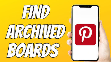 How to Find your Archived Boards on Pinterest