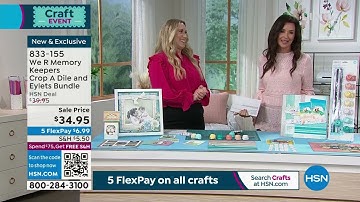 HSN | Crafting Essentials - We R Memory Keepers Crafting - 17th Anniversary 01.17.2023 - 10 AM