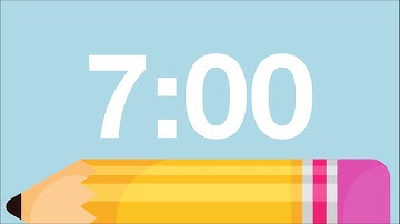 7 Minute Back to School Timer (Chimes Alarm at End)