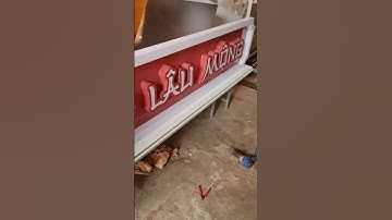 Thi công bảng hiệu quảng cáo #bonevietnam #duongdinhbao #nganhquangcao #banghieuquangcao #vietnamad