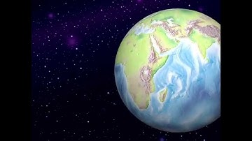 Rotating Globe Fly Past