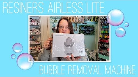 Testing the new Resiners AirLess Lite Bubble Remover Machine