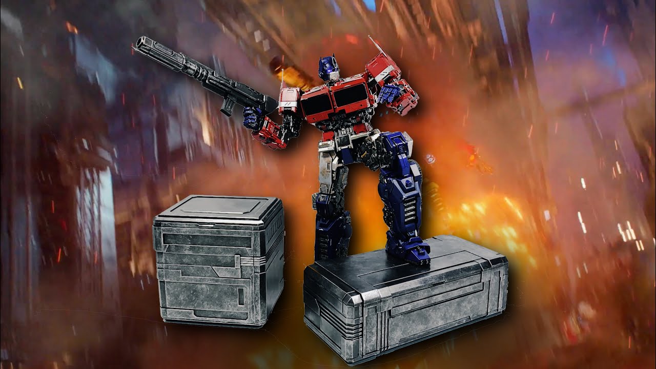 Transformers ToyWorld Optimus Prime Transrom Stop Motion [Stop motion