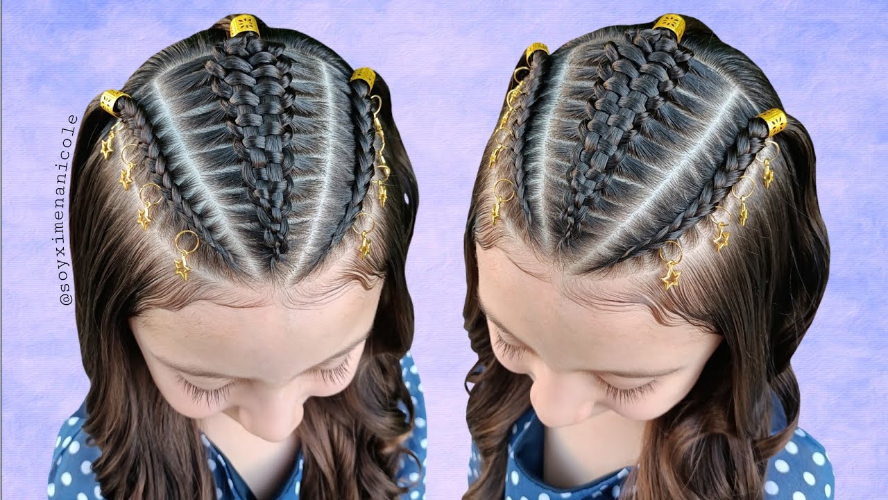 TÉCNICA PARA REALIZAR TRENZA PASA CINTA DOBLE / Zipper Braid PEINADO CABELLO SUELTO 💕