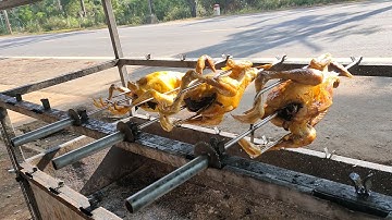 Gà Nướng Cơm Lam Đặc Sản Măng Đen