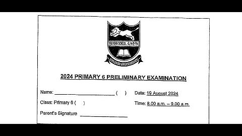 Worked Solution Singapore PSLE Math 2024 Tao Nan Primary Prelim Paper 2 Question 6 Pie Chart