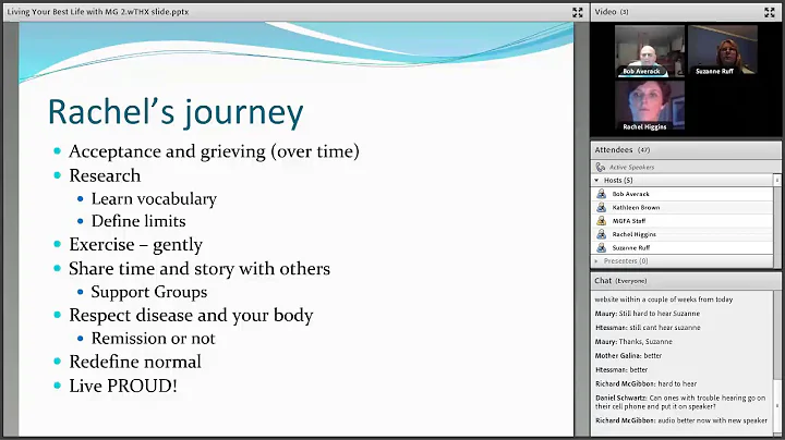 MGFA Webinar Series: Living Your Best Life with MG