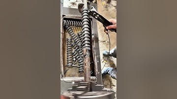 Coiling Springs by Hand — No CNC, Just Skill 💪 #shorts