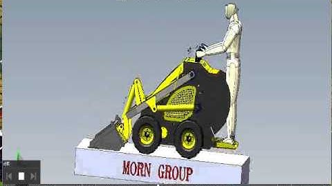 SS23 skid steer loader designing by solidworks