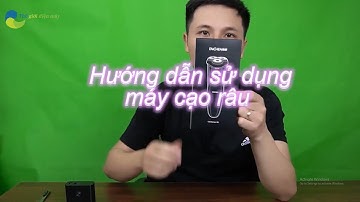 Hướng dẫn sử dụng máy cạo râu Enchen Gentlemen 3S IPX7