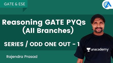 Series / Out one out - 1|Reasoning GATE PYQs (All Branches) | RP Sir #unacademy #letscrackit