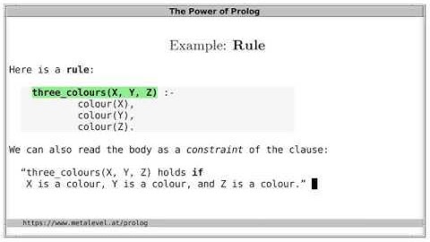 Clauses, Rules and Facts