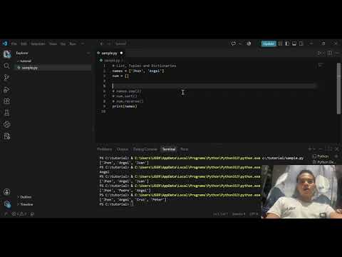 Learn Basic Python🐍 | List, Tuples and Dictionaries 