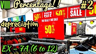 icse || class 8 || percentage || increase or decrease % || depreciation || ex - 7 A ||
