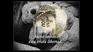 Video thumbnail of "Esta triste libertad Akash con letra"