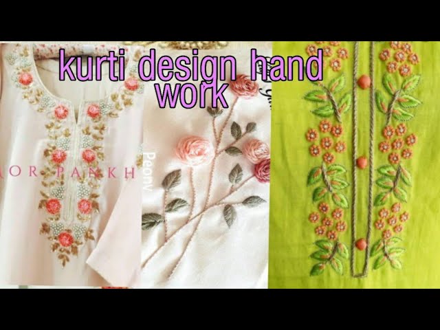 Beautiful hand work | Fashion tops blouse, Kurti sleeves design, Kurta  designs women