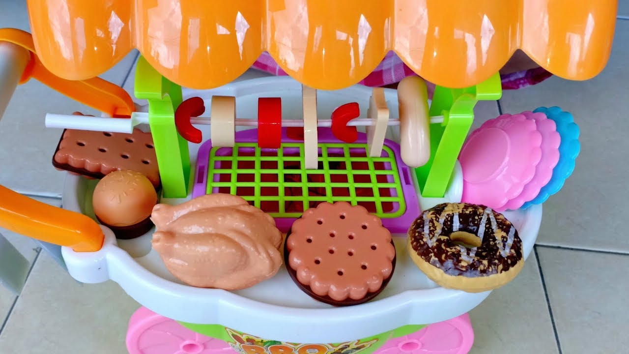 Baby doll cooker and kitchen fruit cooking food toys play house story - ToyMong TV 토이몽. 