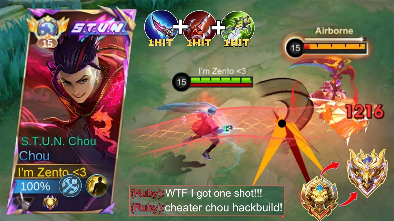 CHOU NEW META BUILD SOLO RANKED 2026! - CHOU NEW BEST BUILD AND EMBLEM ...