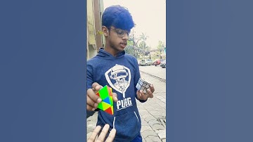 checkerboard pattern in mirror cube 🤔 #shorts #youtubeshorts #rubikscube