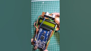 A Arduino Distance metre project using ultrasonic sensor #scince#technology#youtubeshorts