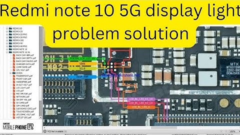 redmi note 10 5G light problem solution display problem solution 100%#mobile #redmi10x5g