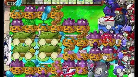 Plants Vs Zombies - Survival : Endless - 800 Flags Completed