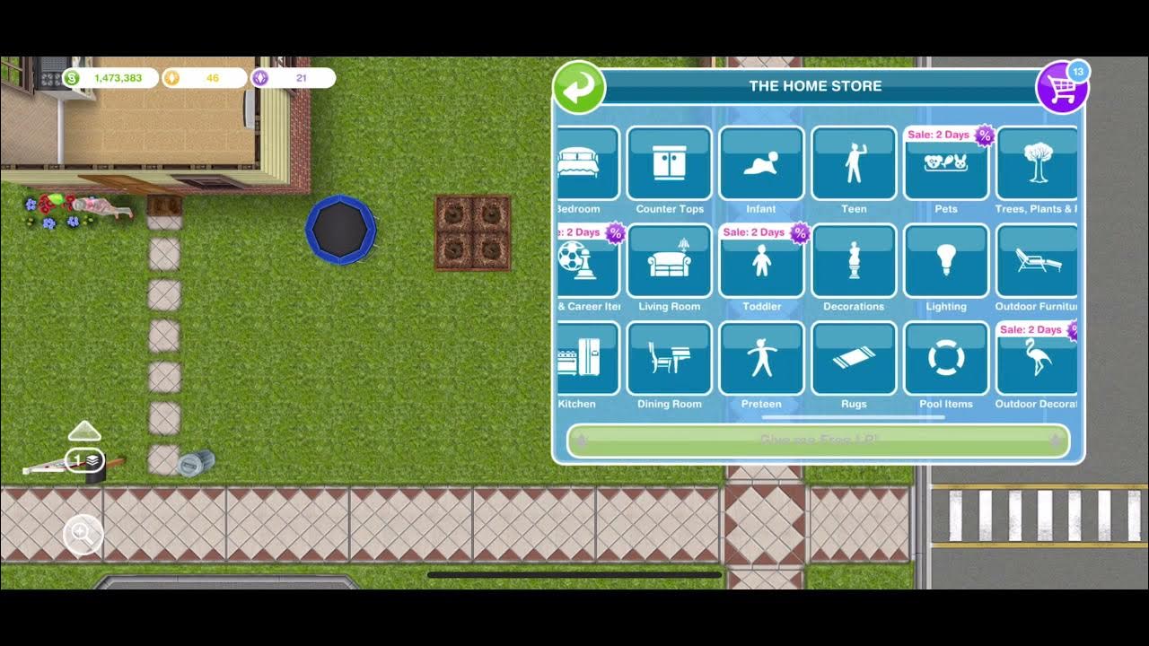 Sims FreePlay Toss & Turn in a Sleeping Bag Task YouTube