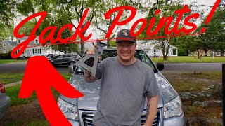 2014 Chrysler Town and Country Jack Points