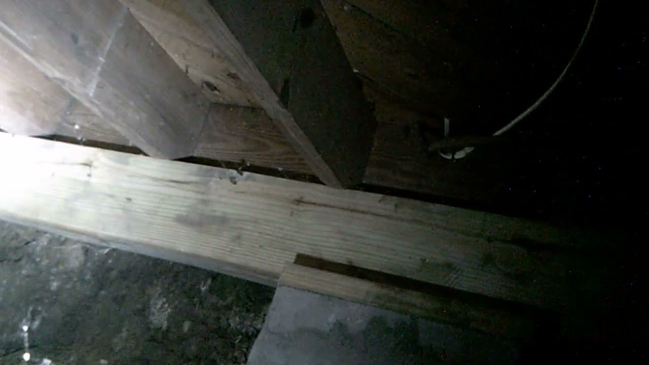 Crawlspace foundation issues 