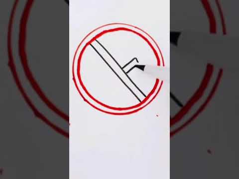 رسم اشعار ممنوع إشعال النار بطريقة سهلة وبسيطة 