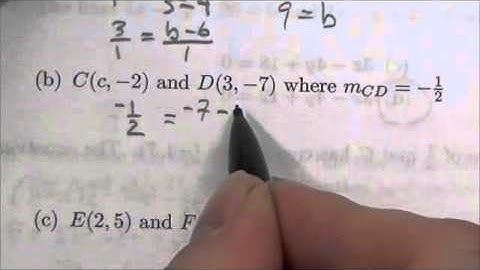 Math 10C Linear Relations Review SA#1