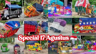 kumpulan truk oleng miniatur special hut ri 17 Agustusan 2022 😍 🇲🇨🎉