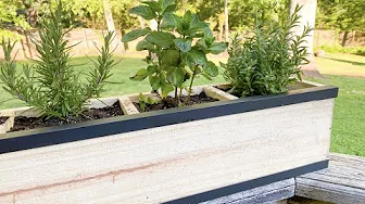Making planter box and planting herbs! Happy Earth Day!