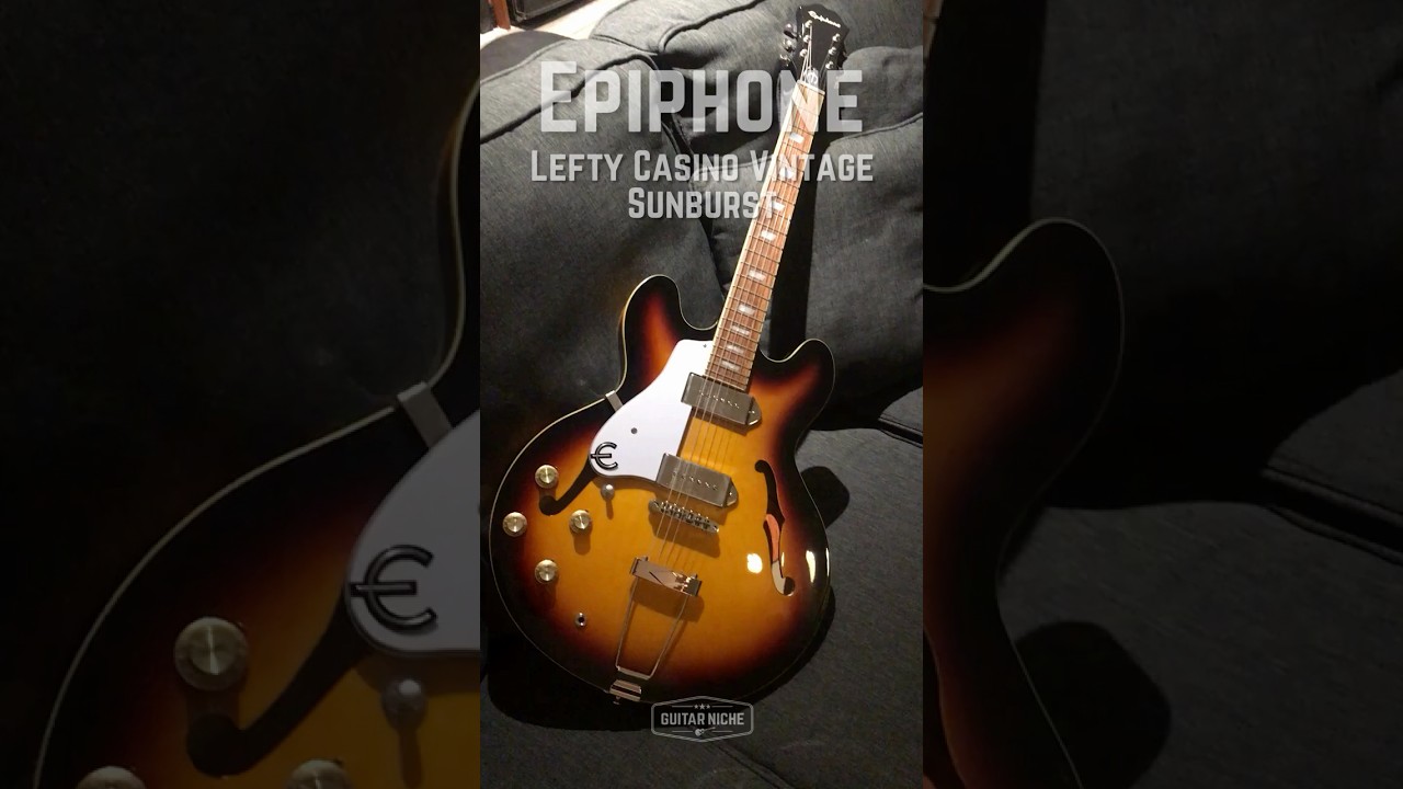 Epiphone Casino 2015＆Horner lefty セット Epiphone Casino Archtop Left-Handed Hollowbody Electric