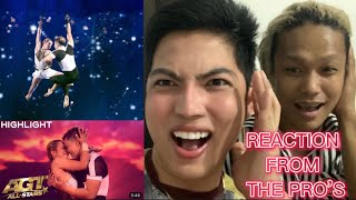 GOT TALENT STARS REACTION ON POWERDUO’S PERFORMANCE ⭐️ EZEKIEL FROM BGT AND AMAZING PYRA FROM PGT