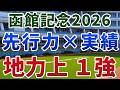 函館記念2026【◎絶対軸】公開‼️大敗中の実績馬が唐突に一変するハンデ戦⚡️楽過ぎる相手関係で3着以内安心の1強は👀⁉️