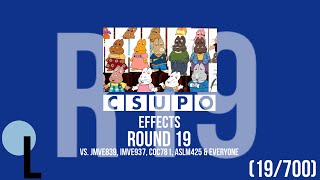 Max Ruby Crowd Cheering Csupo Effects R19 Vs. JMVE839, IMVE937, COC781, ASLM425 & EO