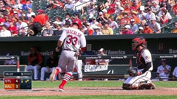 STL@BAL: Carpenter extends lead with an RBI double