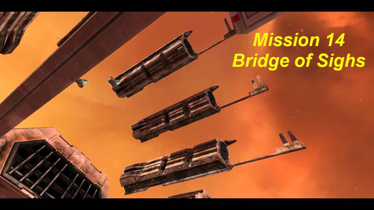Homeworld Mission 14 - Bridge Of Sighs | I really tried to be stealthy. Giant inhibitor ring!