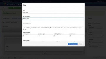 Joomla! YEEditor - Drag & Drop Editor - 04 Carousel Demo