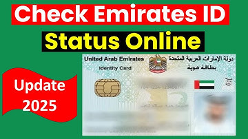 How to check Emirates id status online | Kasari Emirates ID track garne online in UAE