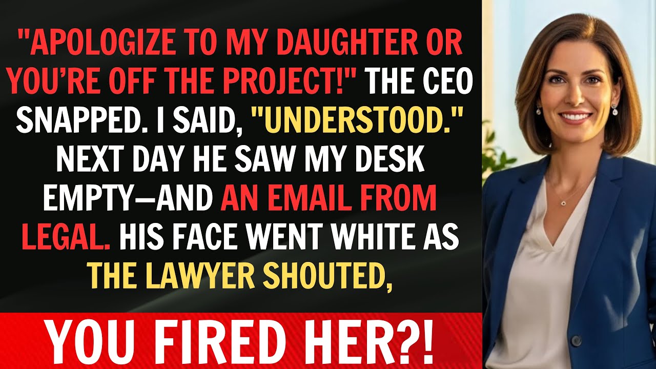 You're Fired Until You Apologize to My Daughter! — So I Quit. Then This Happened